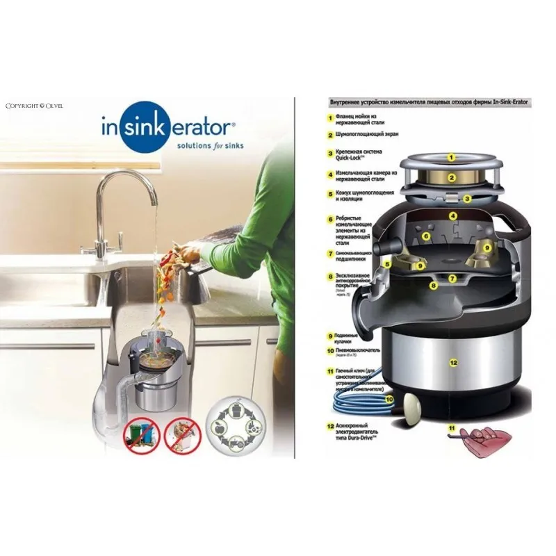 Измельчитель отходов In-Sink-Erator Model 56 в Москве и Московской области от магазина Ammina